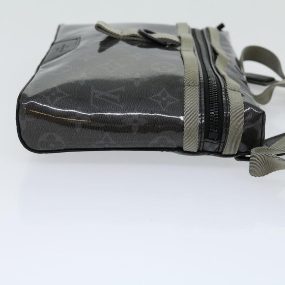LOUIS VUITTON Eclipse Glaze Messenger PM Shoulder Bag Gray M52218 LV Auth 30549SAV