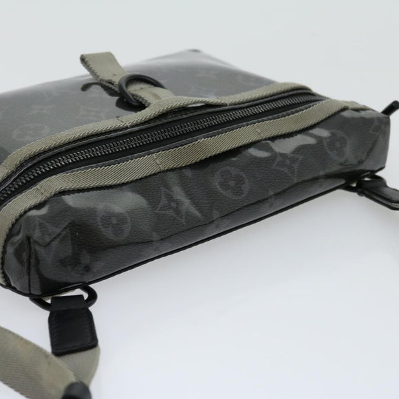 LOUIS VUITTON Eclipse Glaze Messenger PM Shoulder Bag Gray M52218 LV Auth 30549SAV