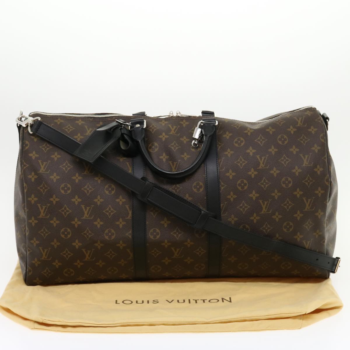 Bandouliere 25 Lv Keepall Macassar LOUIS VUITTON Monogram
