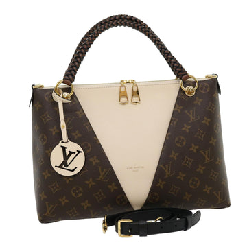 LOUIS VUITTON Monogram V Tote MM Tote Bag 2way M45273 LV Auth 30668S