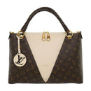 LOUIS VUITTON Monogram V Tote MM Tote Bag 2way M45273 LV Auth 30668S-13