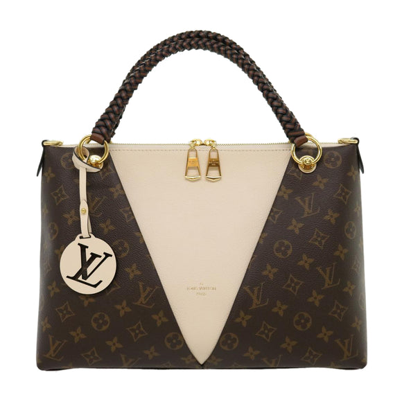LOUIS VUITTON Monogram V Tote MM Tote Bag 2way M45273 LV Auth 30668S