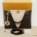 LOUIS VUITTON Monogram V Tote MM Tote Bag 2way M45273 LV Auth 30668S-12