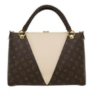 LOUIS VUITTON Monogram V Tote MM Tote Bag 2way M45273 LV Auth 30668S-2