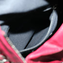 CHANEL Matelasse Chain Backpack Lamb Skin Bordeaux CC Auth 30736AV-24