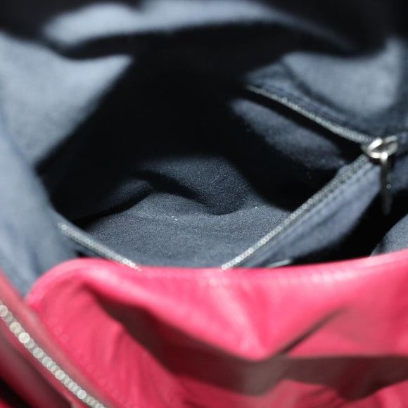 CHANEL Matelasse Chain Backpack Lamb Skin Bordeaux CC Auth 30736AV