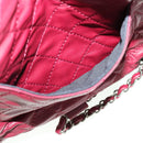 CHANEL Matelasse Chain Backpack Lamb Skin Bordeaux CC Auth 30736SAV-26