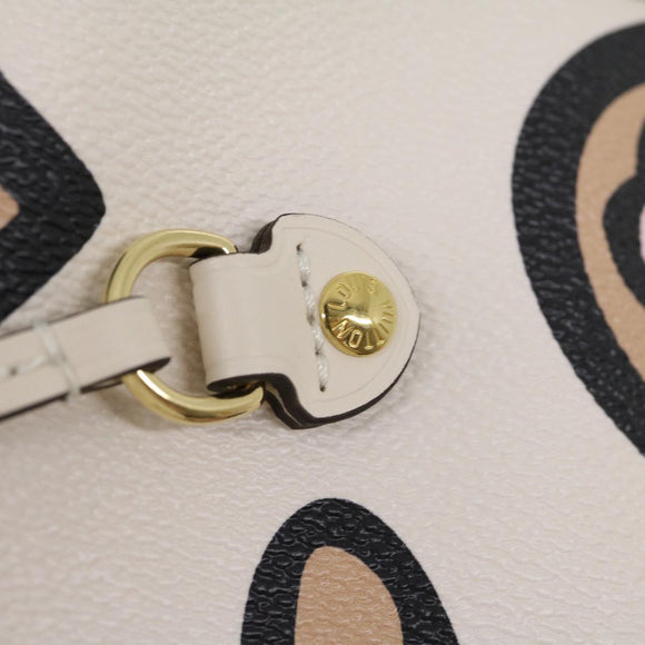 LOUIS VUITTON Monogram Wild at Heart Neverfull MM Tote Bag M45819 Auth 30747S