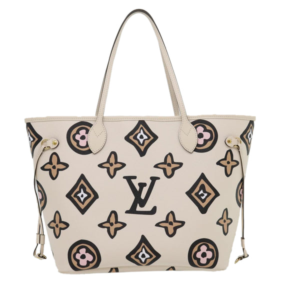 LOUIS VUITTON Monogram Wild at Heart Neverfull MM Tote Bag M45819 Auth 30747S