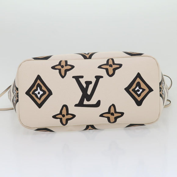LOUIS VUITTON Monogram Wild at Heart Neverfull MM Tote Bag M45819 Auth 30747S
