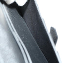 HERMES Bean souffl Long Wallet SilverMetal Black Auth 30947SM-20