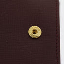 CARTIER Long Wallet Leather Red Auth 30964A-9