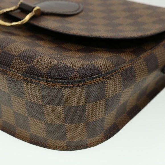 LOUIS VUITTON Damier Ebene Saint Cloud GM Shoulder Bag LV Auth 31123SAV