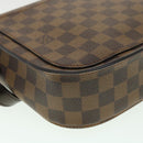 LOUIS VUITTON Damier Ebene Saint Cloud GM Shoulder Bag LV Auth 31123SAV-18