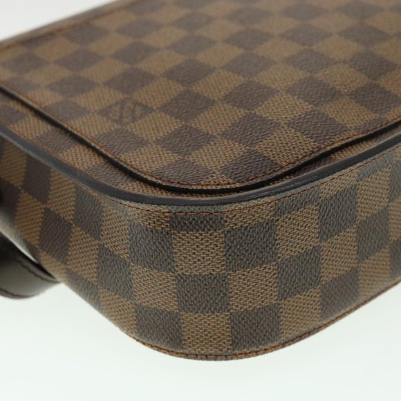 LOUIS VUITTON Damier Ebene Saint Cloud GM Shoulder Bag LV Auth 31123SAV