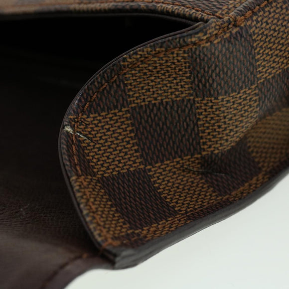 LOUIS VUITTON Damier Ebene Saint Cloud GM Shoulder Bag LV Auth 31123SAV