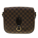 LOUIS VUITTON Damier Ebene Saint Cloud GM Shoulder Bag LV Auth 31123SAV-13