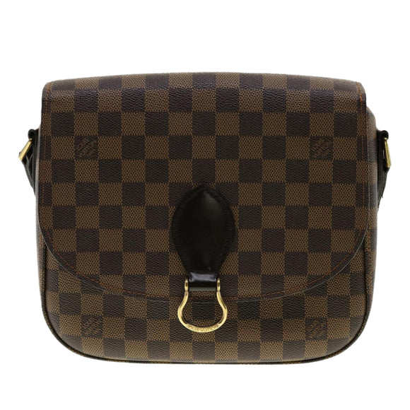 LOUIS VUITTON Damier Ebene Saint Cloud GM Shoulder Bag LV Auth 31123SAV