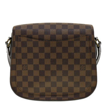 LOUIS VUITTON Damier Ebene Saint Cloud GM Shoulder Bag LV Auth 31123SAV - 0
