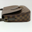 LOUIS VUITTON Damier Ebene Saint Cloud GM Shoulder Bag LV Auth 31123SAV-4