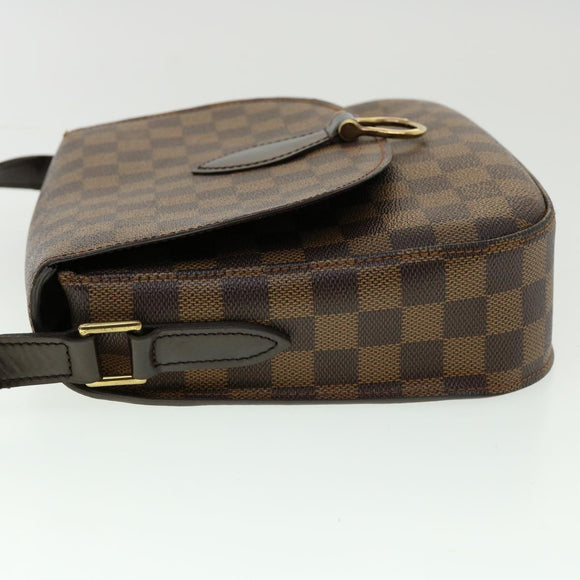 LOUIS VUITTON Damier Ebene Saint Cloud GM Shoulder Bag LV Auth 31123SAV