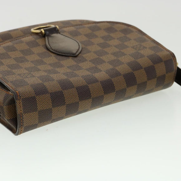 LOUIS VUITTON Damier Ebene Saint Cloud GM Shoulder Bag LV Auth 31123SAV