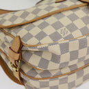 LOUIS VUITTON Damier Azur Canvas Saumur 30 Shoulder Bag N48202 LV Auth 31179AV-15