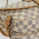 LOUIS VUITTON Damier Azur Canvas Saumur 30 Shoulder Bag N48202 LV Auth 31179AV-17