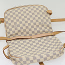 LOUIS VUITTON Damier Azur Canvas Saumur 30 Shoulder Bag N48202 LV Auth 31179AV-18