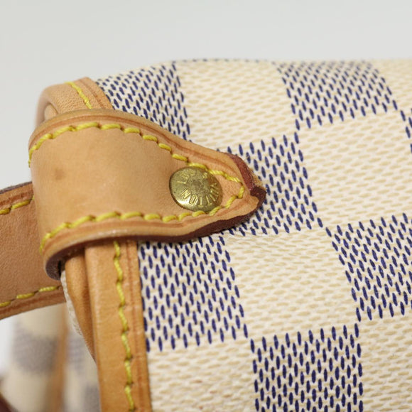 LOUIS VUITTON Damier Azur Canvas Saumur 30 Shoulder Bag N48202 LV Auth 31179AV