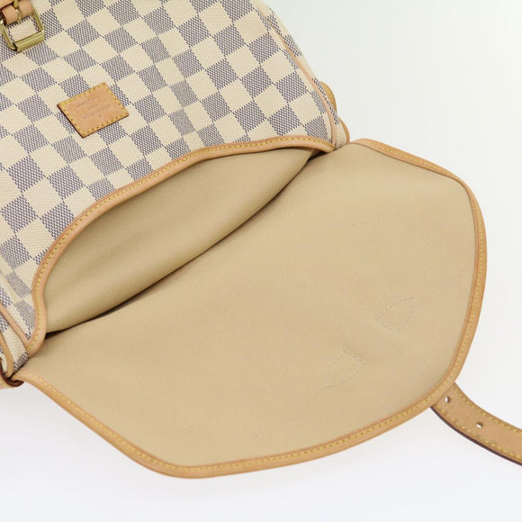 LOUIS VUITTON Damier Azur Canvas Saumur 30 Shoulder Bag N48202 LV Auth 31179SAV