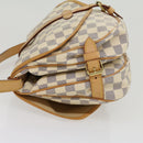 LOUIS VUITTON Damier Azur Canvas Saumur 30 Shoulder Bag N48202 LV Auth 31179SAV-3