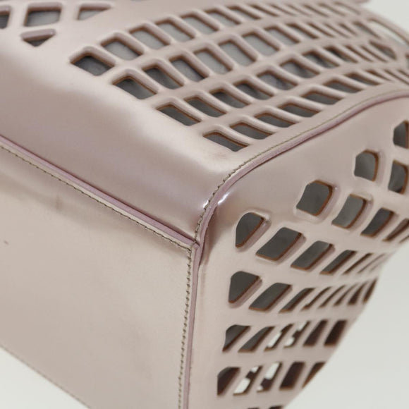 LOUIS VUITTON Patent Leather Jerry MM Hand Bag Purple M94207 LV Auth 31293AV