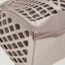 LOUIS VUITTON Patent Leather Jerry MM Hand Bag Purple M94207 LV Auth 31293AV-16