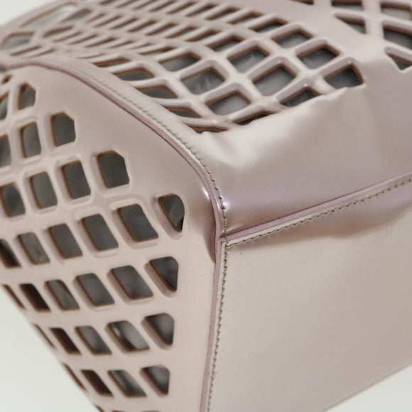 LOUIS VUITTON Patent Leather Jerry MM Hand Bag Purple M94207 LV Auth 31293AV