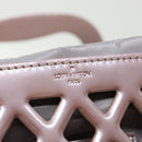 LOUIS VUITTON Patent Leather Jerry MM Hand Bag Purple M94207 LV Auth 31293V-17