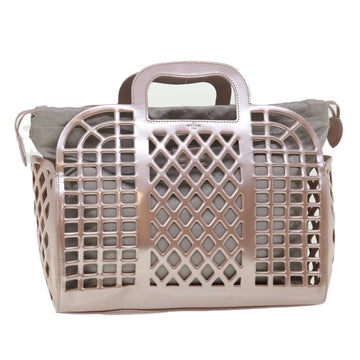 LOUIS VUITTON Patent Leather Jerry MM Hand Bag Purple M94207 LV Auth 31293AV