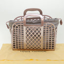 LOUIS VUITTON Patent Leather Jerry MM Hand Bag Purple M94207 LV Auth 31293V-12