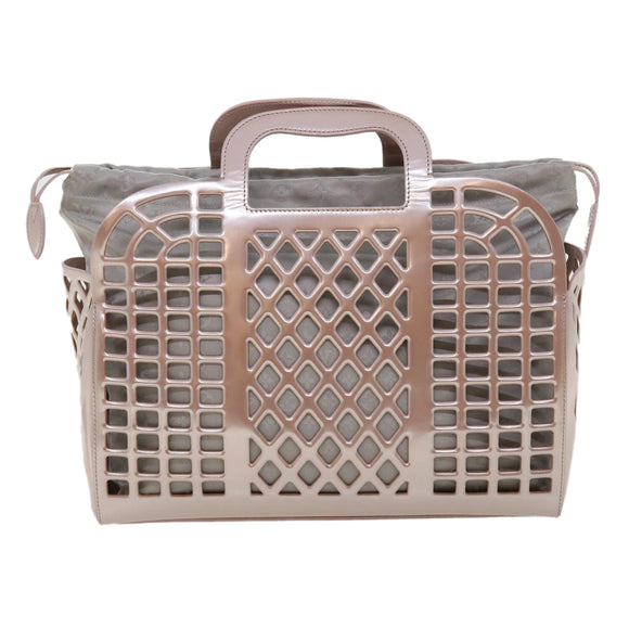 LOUIS VUITTON Patent Leather Jerry MM Hand Bag Purple M94207 LV Auth 31293AV