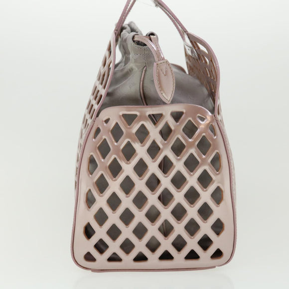 LOUIS VUITTON Patent Leather Jerry MM Hand Bag Purple M94207 LV Auth 31293AV