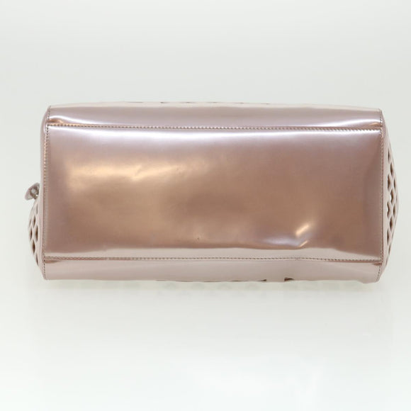 LOUIS VUITTON Patent Leather Jerry MM Hand Bag Purple M94207 LV Auth 31293V