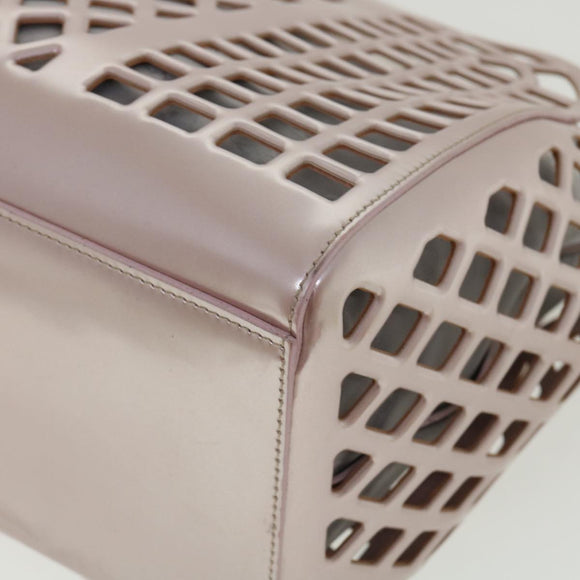 LOUIS VUITTON Patent Leather Jerry MM Hand Bag Purple M94207 LV Auth 31293AV