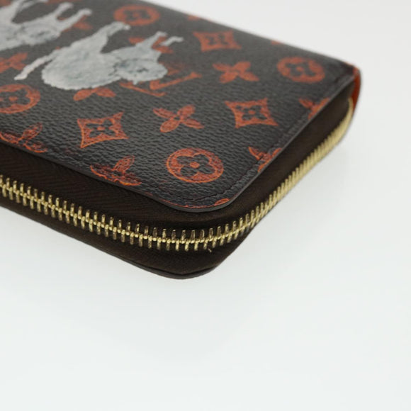 LOUIS VUITTON Monogram transformed Zippy Wallet Long Wallet M63875 Auth 31384AM