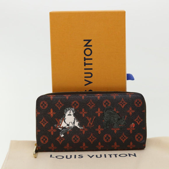 LOUIS VUITTON Monogram transformed Zippy Wallet Long Wallet M63875 Auth 31384AM