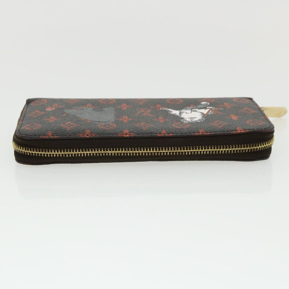 LOUIS VUITTON Monogram transformed Zippy Wallet Long Wallet M63875 Auth 31384AM