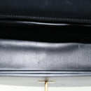 VERSACE Hand Bag Leather 2way Black DBFG311 Auth 31495V-10
