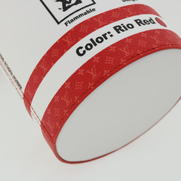 LOUIS VUITTON LV・painted can Shoulder Bag Red M81595 LV Auth 31817S