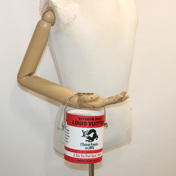 LOUIS VUITTON LV・painted can Shoulder Bag Red M81595 LV Auth 31817S