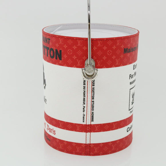 LOUIS VUITTON LV・painted can Shoulder Bag Red M81595 LV Auth 31817S