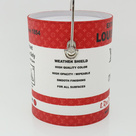 LOUIS VUITTON LV・painted can Shoulder Bag Red M81595 LV Auth 31817S